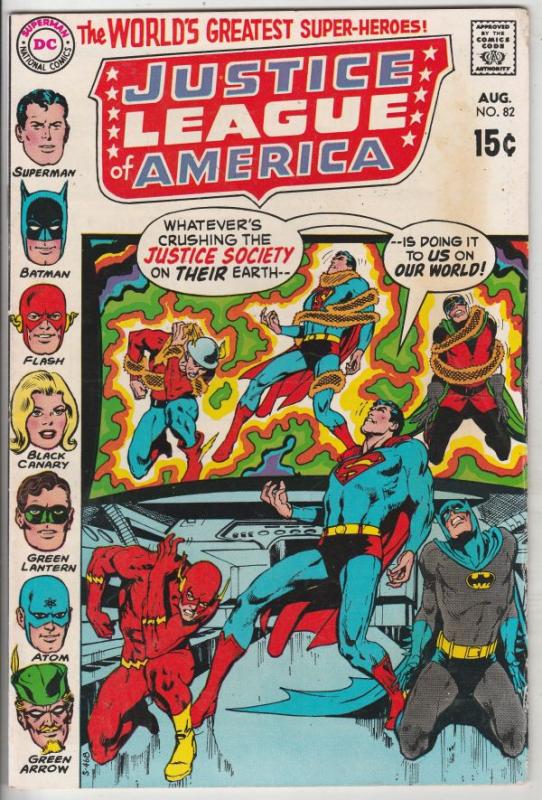 Justice League of America #82 (Aug-70) FN/VF Mid-High-Grade Justice League of...