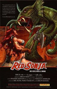 Red Sonja #35 Martin, Jr. Foil Variant Cover (2008) New