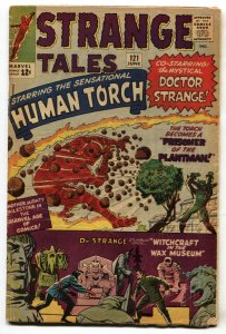 STRANGE TALES #121--1964--HUMAN TORCH--DR STRANGE--comic book--G/VG