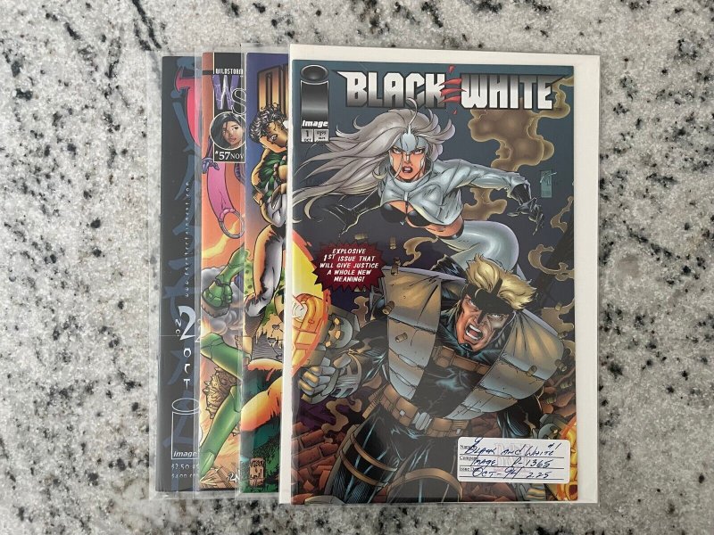 4 Image Comics Black & White 1 + New Men 2 + Gen 13 # 57 + Tenth # 2 NM 61 J841