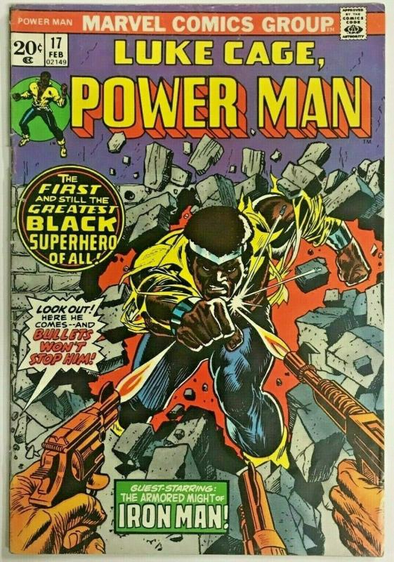 LUKE CAGE, POWER MAN#17 VG/FN 1974 MARVEL BRONZE AGE COMICS