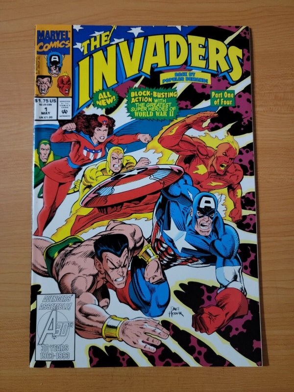 The Invaders #1 Direct Market Edition ~ NEAR MINT NM ~ 1993 Marvel Comics