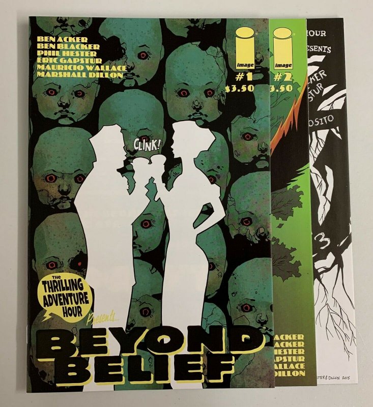 Thrilling Adventure Hour Presents Beyond Belief  #1-3 Set (Image 2015) 9.0+