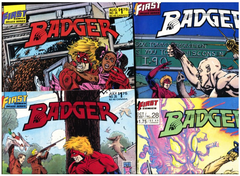 Badger Comic Book Lot #15-Capital -#'s 2,3,5-9,11,13,19,20,23-29,30-39 & 50-T...