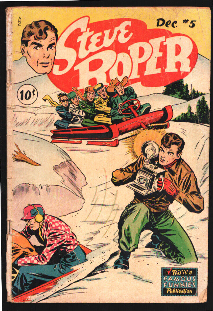 Steve Roper #5 1948-Big Chief Wahoo appears-Trapper Tales-Jungle ...