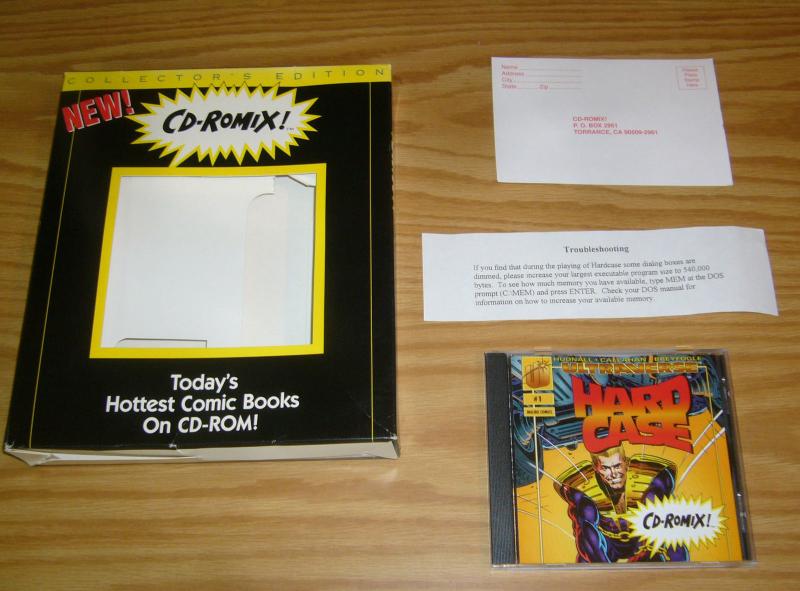 CD-Romix: Hardcase CIB disc - box - case - james hudnall ultraverse set rare