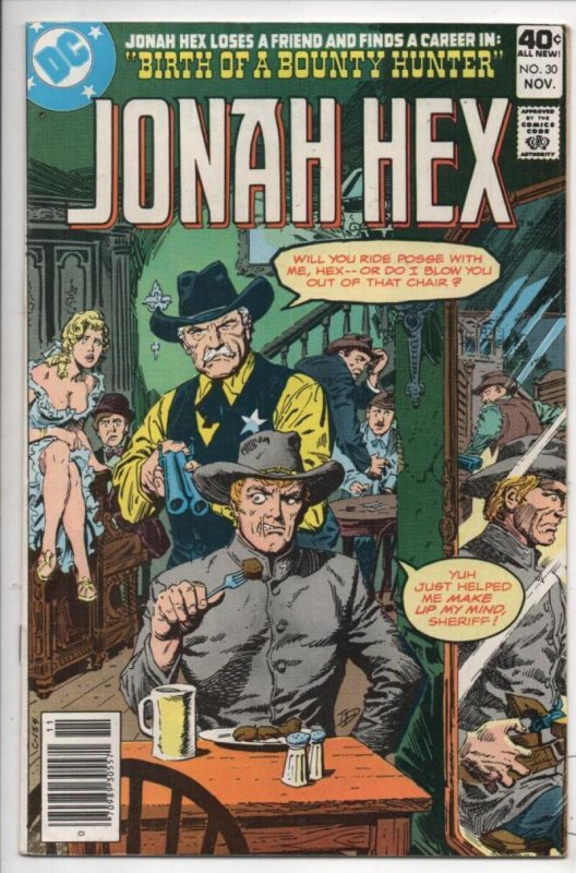 JONAH HEX #30, VF, Scar face, Western, Bounty Hunter, 1977 1979 more JH in store