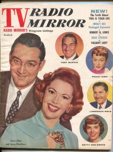 TV Radio Mirror-Steve Allen-Jayne Meadows-Johnny Carson-Mar-1956