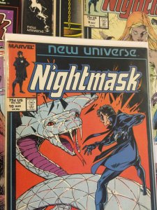 Set of 16 Marvel Nightmask Comics, 30+ years Old Great Condition