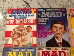 Lot Of 8 Mad Magazines # 292 294 296 297 298 299 300 305 Humor Parody Comedy JW1