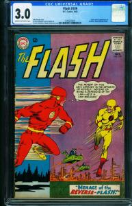 THE FLASH  #139 CGC 3.0-1st PROFESSOR ZOOM / REVERSE FLASH 1248235001
