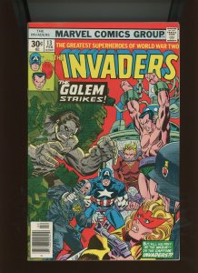 (1977) The Invaders #13 - BRONZE AGE! THE GOLEM WALKS AGAIN! (8.0)