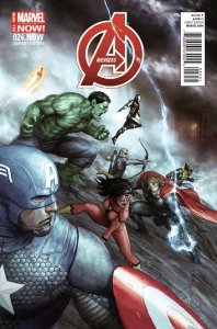 Avengers (5th Series) #24.1D VF/NM ; Marvel | 1:75 Variant Agustin Alessio