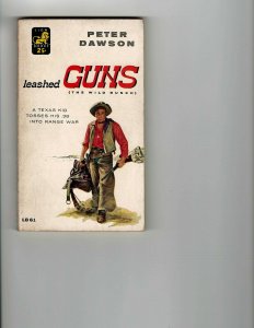 3 Books Gunsmoke Over Big Muddy Leashed Guns Ramrod Western Murder Mystery JK8