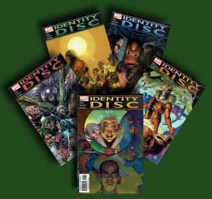 Identity Disc #1,2,3,4,5 Deadpool Juggernaut Full Run NM