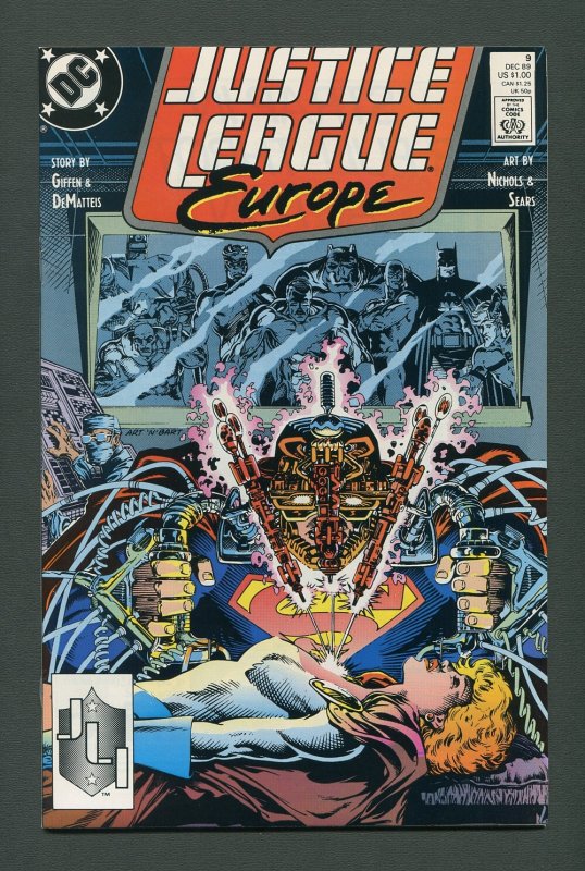 Justice League Europe #9  /  9.0 VFN/NM /  December 1989