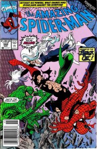 Amazing Spider-Man, The #342 (Newsstand) FN ; Marvel | Erik Larsen Black Cat