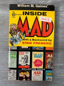 1964 INSIDE MAD William M Gaines #3 VG 4.0 13th Ballantine U2103 Paperback