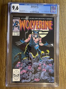 Wolverine #1 CGC  9.6  Marvel 1st App Patch