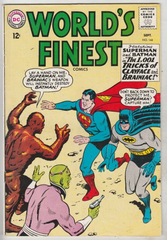 World's Finest #144 (Sep-64) VF High-Grade Superman, Batman, Robin