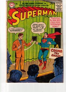 Superman #103 1956 Mid-Grade The Man Who Read Supes Mind! Boca CERT! Mxyzptlk!
