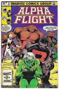 Alpha Flight #2 (Sep 1983) Marvel ~ 1st App. Master of the World