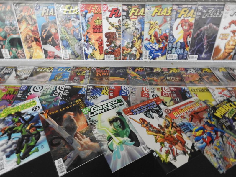 Huge Lot of 170 Comics W/ Batman, The Flash, Robin Avg VF- Condition!