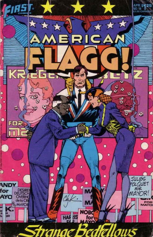 American Flagg #19 VF/NM; First | save on shipping - details inside