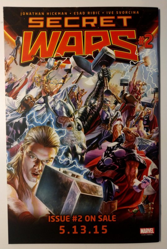 Secret Wars #1 (9.6 2015) 1st App God Emperor Doom
