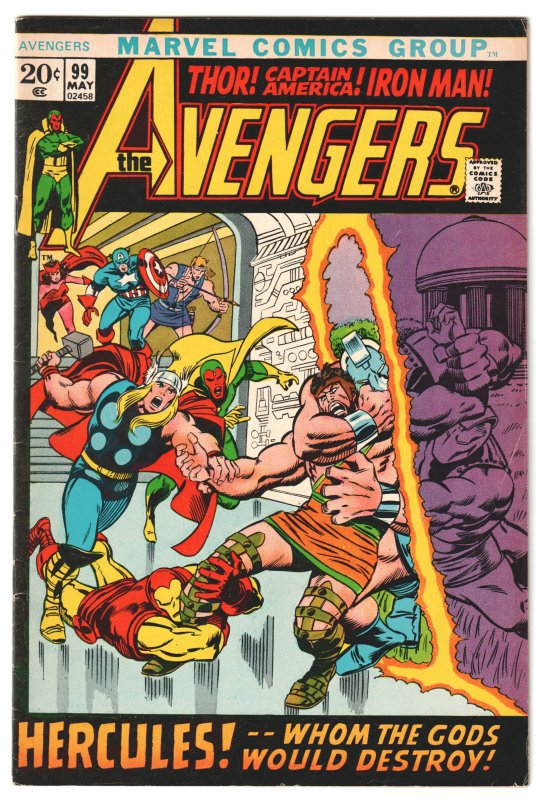 The Avengers #99 (1972) Barry Smith artwork