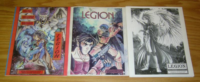 Legion #1-3 VF/NM complete series - artist & illustrators group  indy comics set