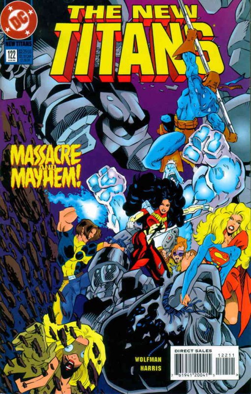 New Titans, The #122 FN ; DC | Marv Wolfman