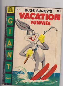 Dell Giant Bugs Bunny's Vacation Funnies #5