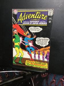 Adventure Comics #345 (1966) Matter-Eater Lad now Bouncing Boy! Legion! FN/VF