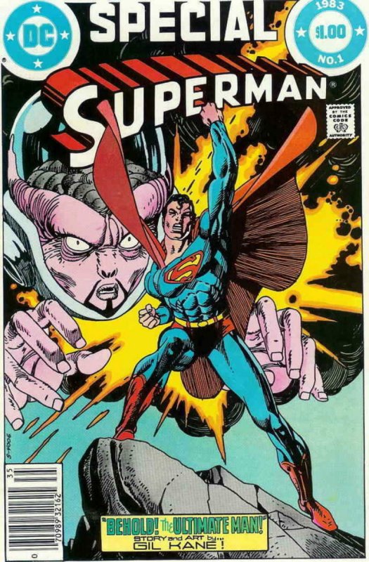 SUPERMAN #1 Special, VF/NM,  1983, Gil Kane, more DC and Superman in store, upc