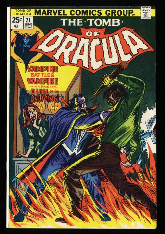 Tomb Of Dracula #21 NM- 9.2 Marvel Comics