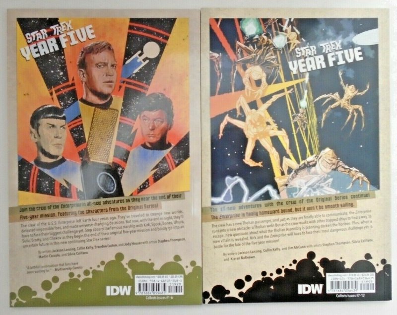 Star Trek: Year Five TP 1-2 (IDW 2020) $40 cover price. 2 books