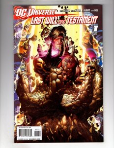 DC Universe: Last Will And Testament Variant Cover (2008)       / GMA2