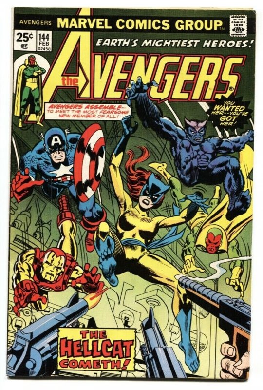 THE AVENGERS #144 1975-Patsy Walker Hellcat joins the Avengers VF