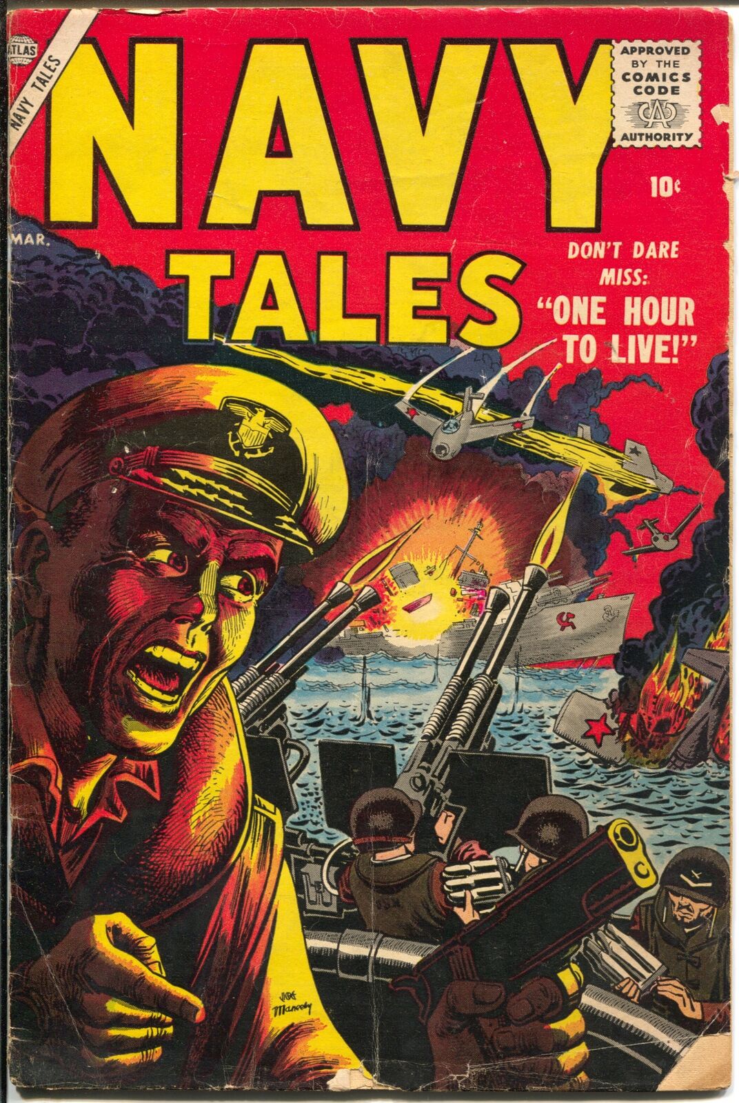 Navy Tales #2 1957-Atlas-Joe Maneely-Reed Crandall-Joe Williamson-Mayo ...