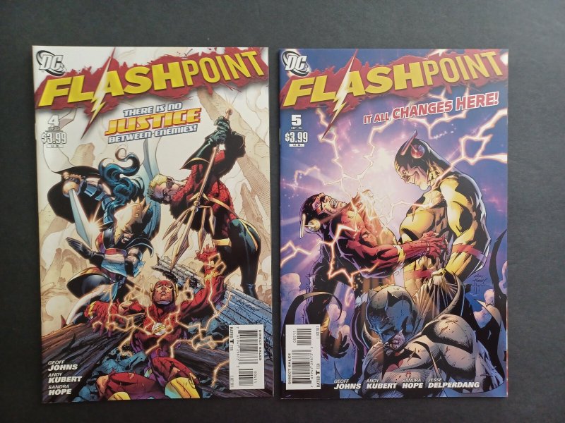 Flashpoint #1 2 3 4 & 5 #1-5 Complete Set - Flash - 2011 - (-NM)