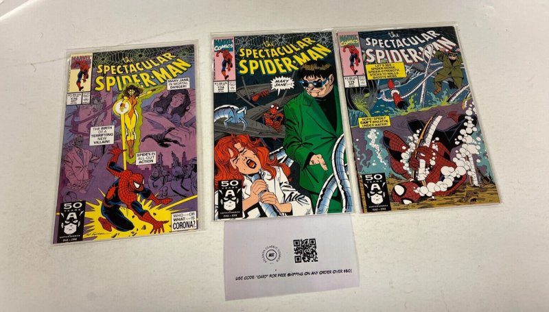 3 Spectacular Spider-Man Marvel Comics books #174 175 176 8 RC4