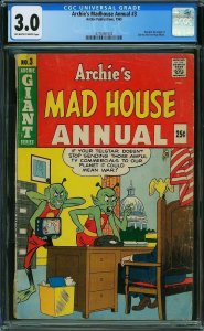 Archie's Madhouse Annual #3 (1965) CGC 3.0 GVG