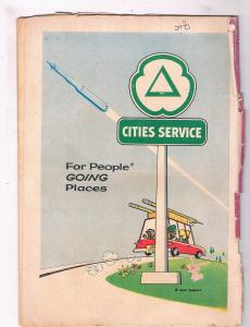 Eager Beaver Space Book #1 GD Cities Service Give Away Comic Book 1962 DE2