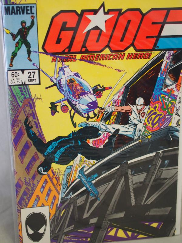 G.I. Joe A Real American Hero 27 VF/NM Unread. Snake Eyes origin issue.