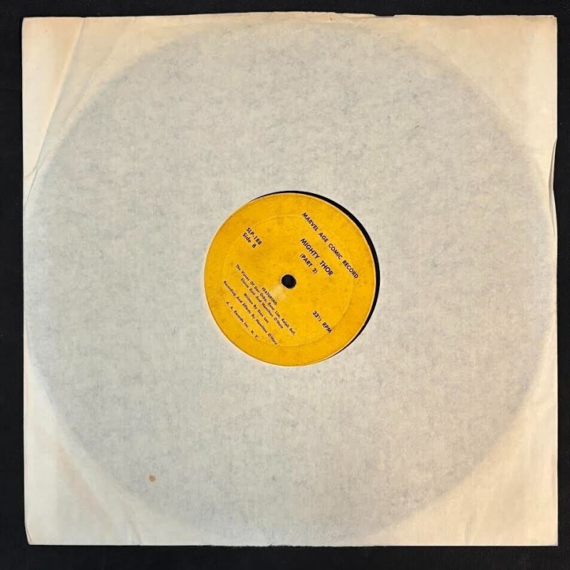 Journey Into Mystery Thor GOLDEN RECORDS REPRINT - Comic & Record 1966 Poor Cond