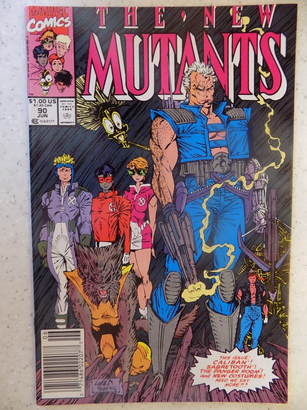 NEW MUTANTS # 90 LIEFELD HOT MOVIE