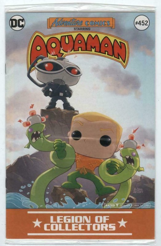 ADVENTURE COMICS AQUAMAN #452 - Funko! Pop Legion of Collectors Variant Cover 