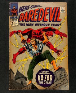 Daredevil #24 Ka-Zar, Plunderer! Stan Lee!