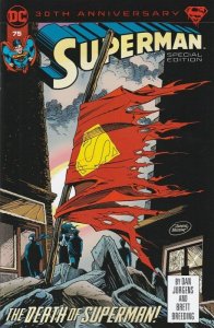 Superman (2nd Series) #75C VF/NM ; DC | 30th Anniversary